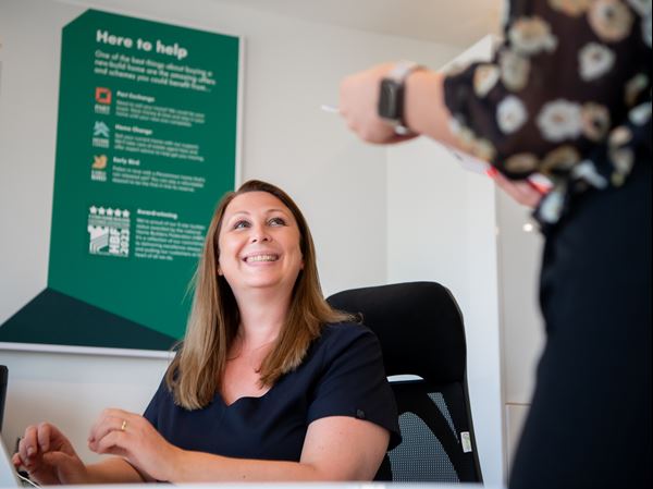 Persimmon employee managing Part Exchange 