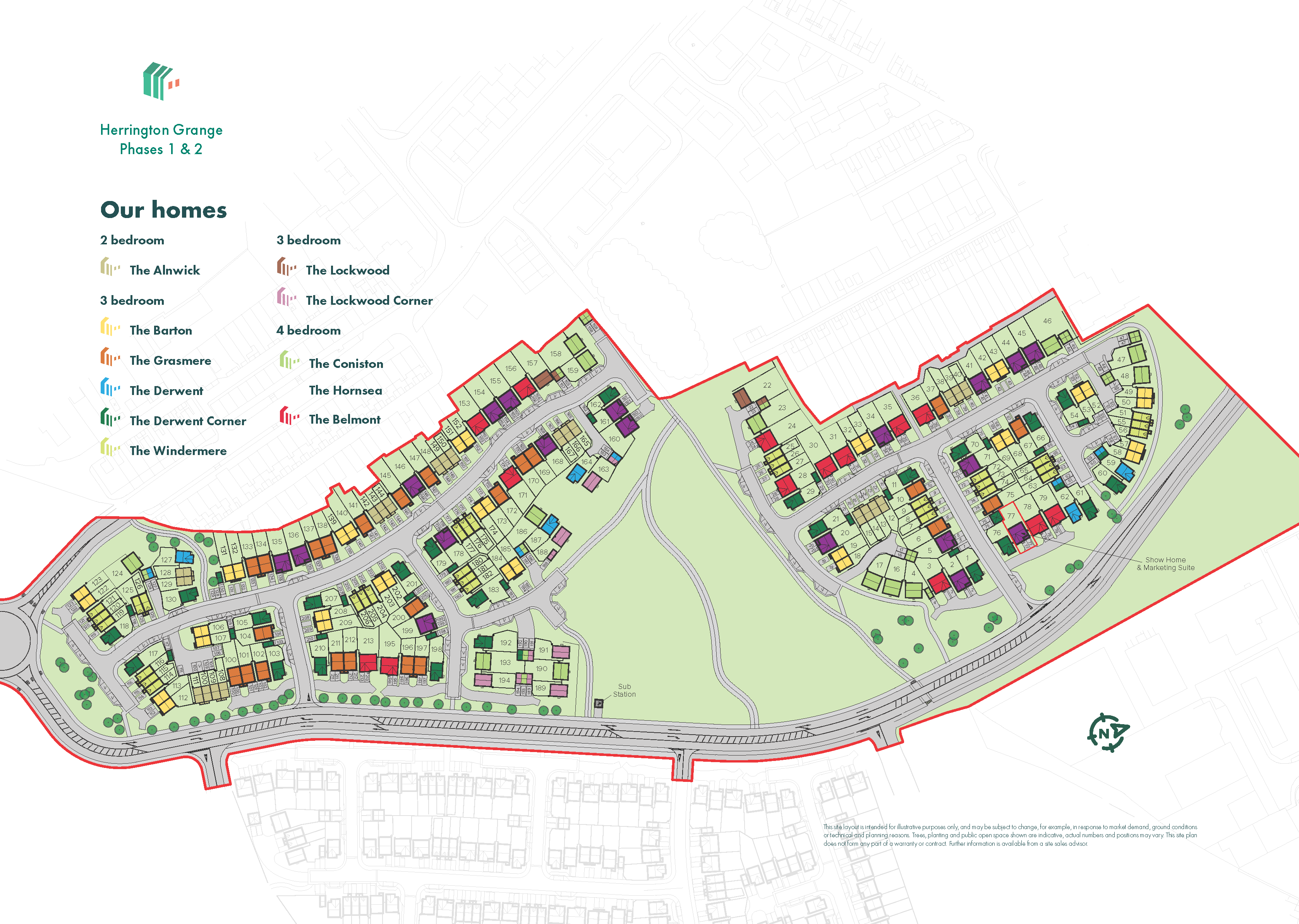 Phases 1 & 2 site plan